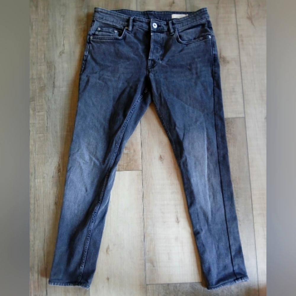 All Saints Men's Rex Slim Fit Denim Jeans Size 32x27